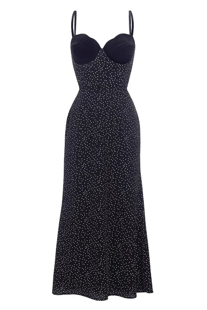Selina™ | Polka Dot Midi Dress